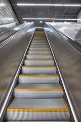 Obraz premium Escalator of a metro station