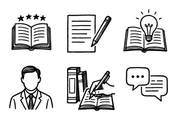 Literary Icon Sketches