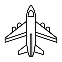 vector illustration of an airplane