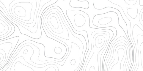Abstract modern topography wavy contour map line and vintace tarrain patch texture grid line wallpaper map white background.
