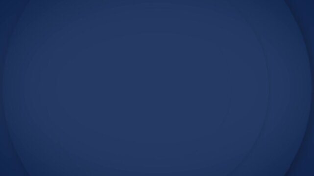 Blue navy simple abstract pulsating circles background, geometric animation