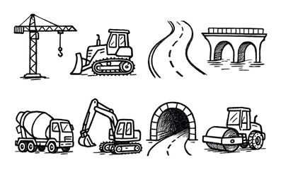 Construction Equipment Icons