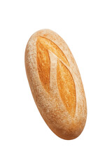 Freshly baked artisanal bread on a neutral background showcasing texture and shape