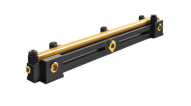 Adjustable saw guide rail, Transparent background, PNG file