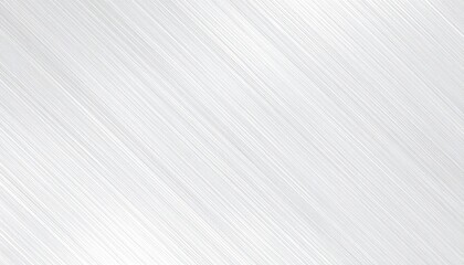 Obraz premium White brushed metal texture with diagonal lines and subtle light variations