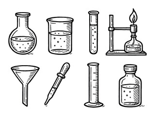Hand-Drawn Lab Icons