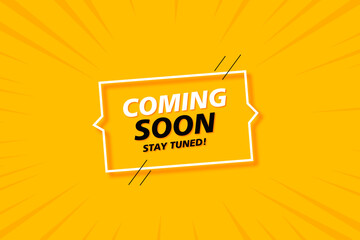Coming Soon - Stay Tuned! Announcement Banner