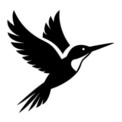 flying bird silhouette