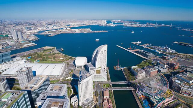 横浜みなとみらい・ドローン撮影イメージ