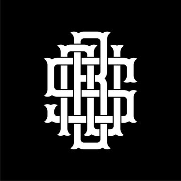 Initial Letter BNS NSB SBN Monogram Logo Template