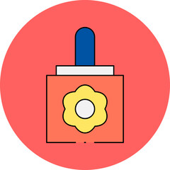 Fototapeta premium Dropper single icon vector illustration
