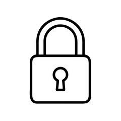 closed padlock icon design