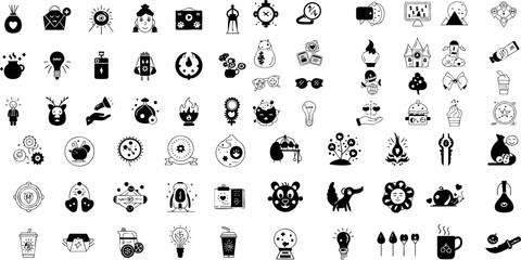 Human Activity Silhouette Icons