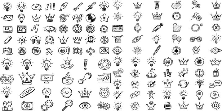 Assorted Minimal Outline Icons