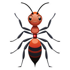 ant vector image on white background