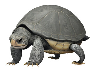 Obraz premium Big turtle isolated transparent background