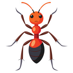 ant vector image on white background