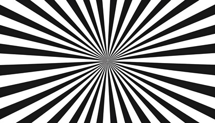 Black and white radial pattern.