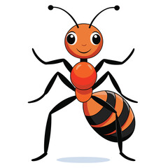 ant vector image on white background