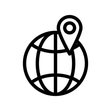 Globle icon design template SVG