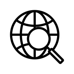 Globle icon design template SVG