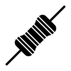 Resistor solid icon