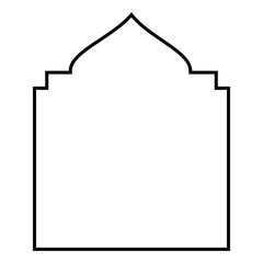 Vintage blank frame. Design for vintage label, food menu, invitation card decoration. Vector illustration. 