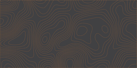 "A sleek, modern topographic map pattern with thin, flowing contour lines in a warm tan color over a muted dark gray background. Perfect for use in contemporary design, branding, or tech interfaces."