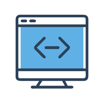 code terminal command icon design