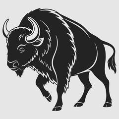 Obraz premium the buffalo vector
