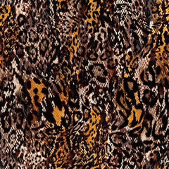 leopar ethnic pattern seamless beatiful