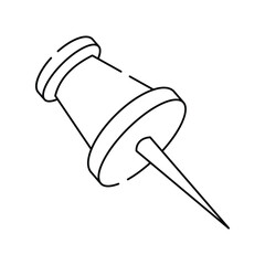 Piggy Bank line icon with white background vector stock illustration