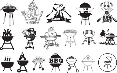 BBQ grill vector