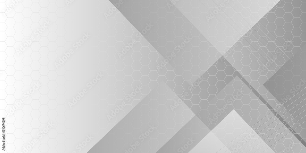 Poster white and grey gradient background abstract vector. modern white vector abstract graphic design bann