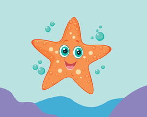 Sea Animal Starfish Vector Clipart, Icon and Graphics for Free Download