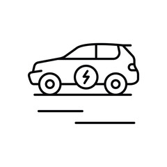 Electric Car Icon vector