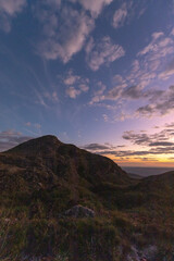 mountain sky clouds vertical sunset colors scenery landscape view
