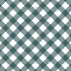 2 Color Horizontal, Vertical, Diagonal Plaid Seamless Pattern | Checkered Background Design for Fabric, Digital Print, Wallpaper and Textile