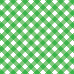 2 Color Horizontal, Vertical, Diagonal Plaid Seamless Pattern | Checkered Background Design for Fabric, Digital Print, Wallpaper and Textile