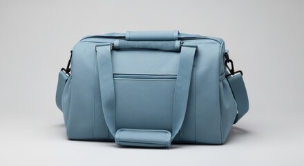 Stylish and Functional Blue Duffle Bag Perfect for Travel and Everyday Activities