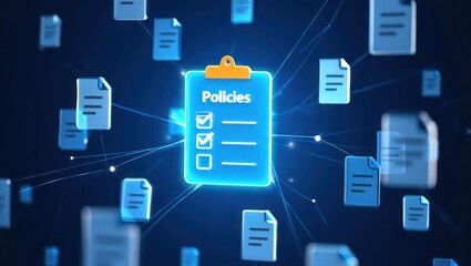 Digital policy management system network documents