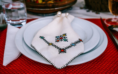 Ceramic plates with fruit and cups Morocco 2 juin 2025