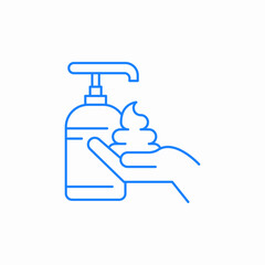 hand sanitizer  icon sign vector