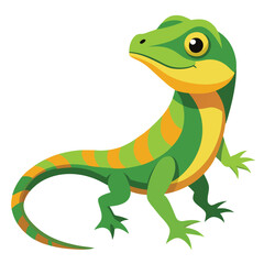 Obraz premium lizard vector image on white background