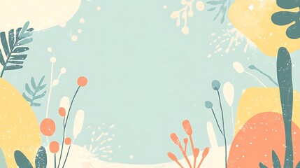 Naklejka premium Abstract floral background (8)