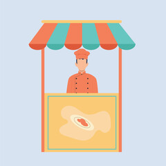 minimalist shop illustration
