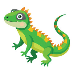Obraz premium lizard vector image on white background