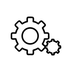 cogwheel configuration settings icon design
