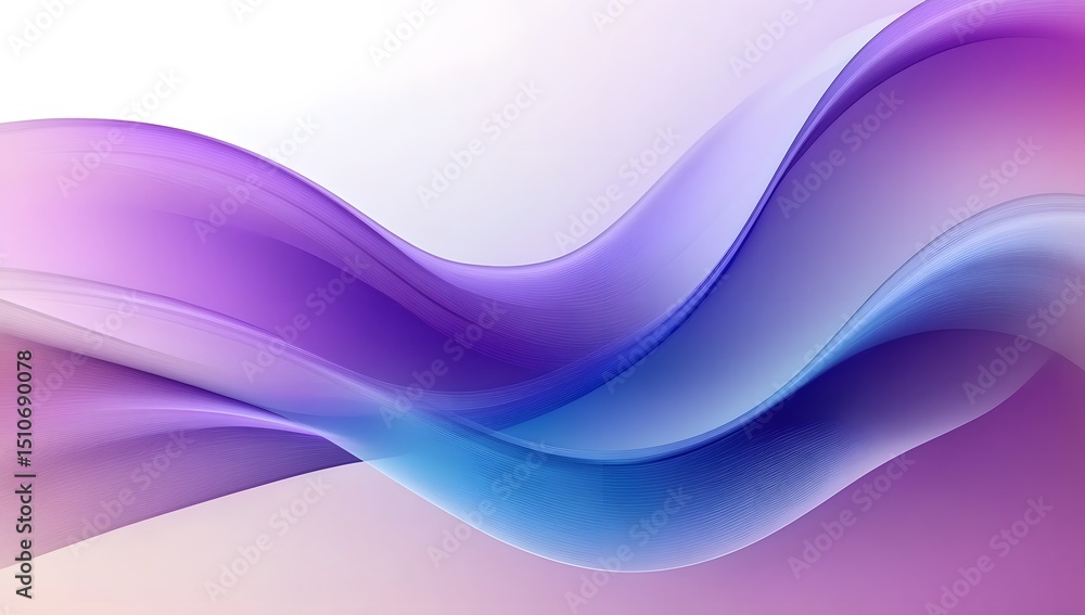 Poster a purple gradient wave background. purple gradient background with abstract waves suitable