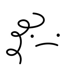 face shaped scribbles